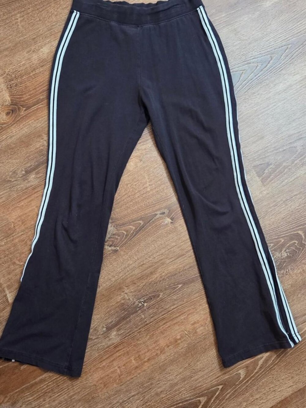 Y2k Flared Striped Track Pants